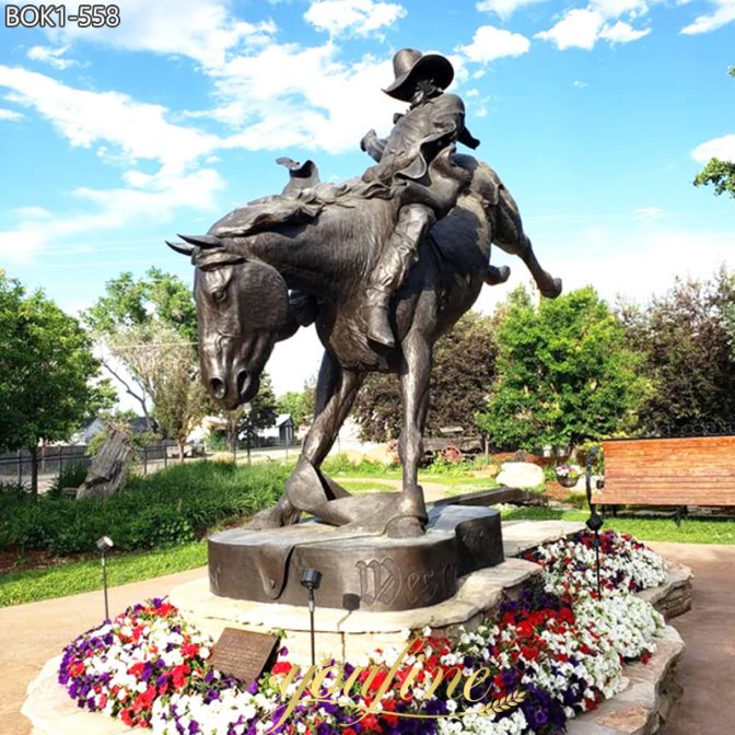 Custom Life-Size famous Chris Ledoux Bronze Sculptures on Sale BOK1-558 ...